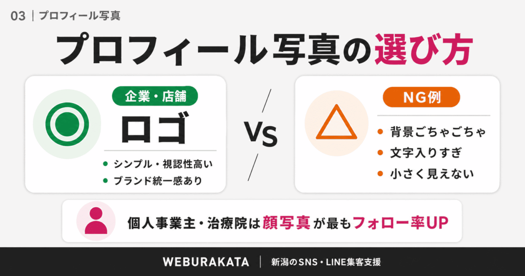 プロフィール写真の選び方