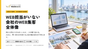 WEB担当がいない会社のWEB集客 全体像（無料PDF）